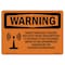Signmission OSHA WARNING Radio Frequency Hazard May Exist 10in X 7in Rigid Plastic, 10" W, 7" H, Landscape OS-WS-P-710-L-12370 - alternate 1